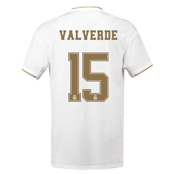 Camiseta Real Madrid NO.15 Valverde Primera equipo 2019-20 Blanco